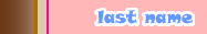 last name