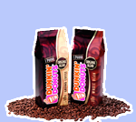 Whole Bean and Ground Coffee in bags