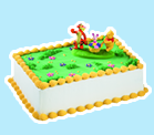 Winnie the Pooh, Tigger and Piglet Ice Cream Cake